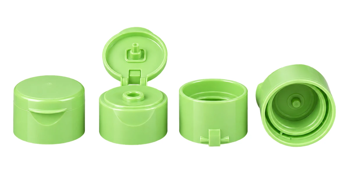 Tapas flip-top verde claro